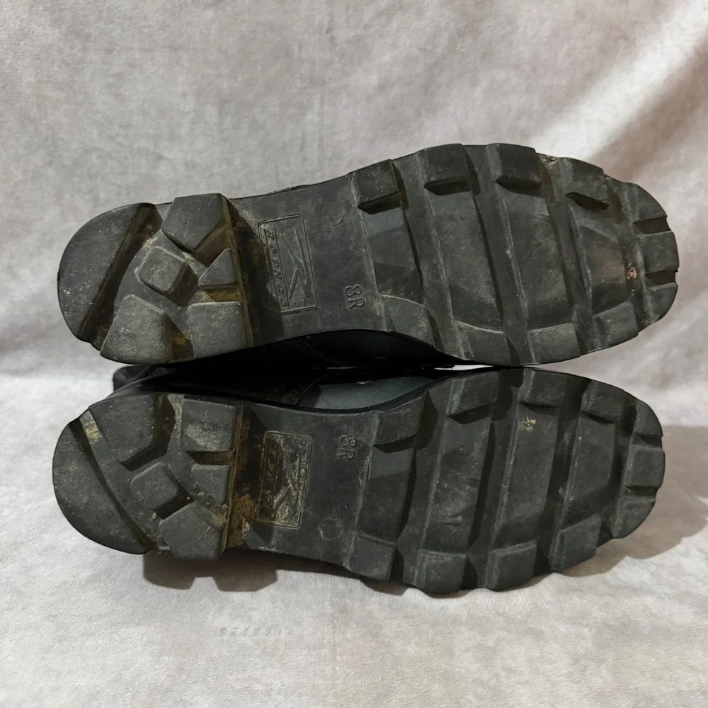 Rothco Jungle Boots Men Size 8R Black Good Tactical Military Combat Lug Sole